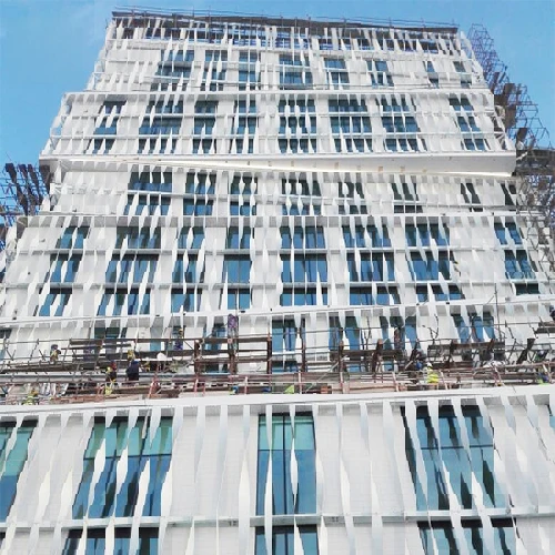 Twist wall cladding plates Twist wall cladding plates